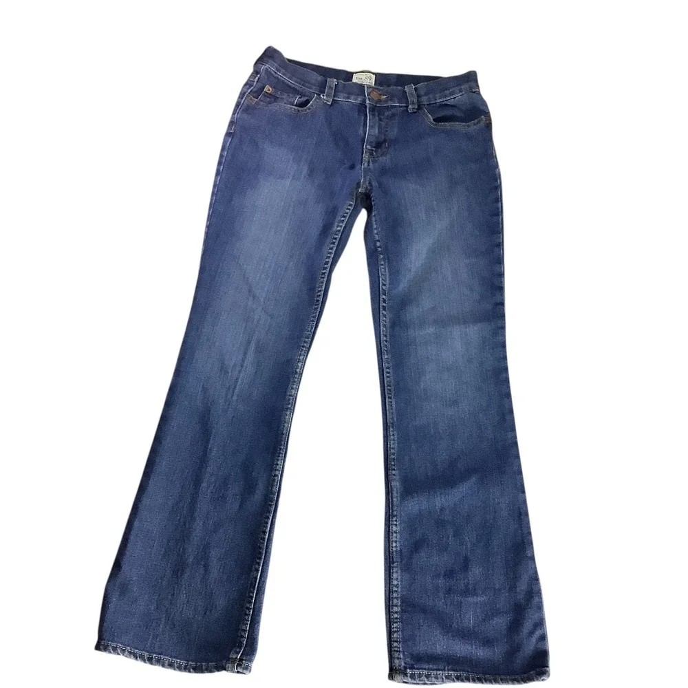 Est 89 Place Girls Bootcut Stretch Denim Jeans Blue Size 14 5 Pocket Style‎